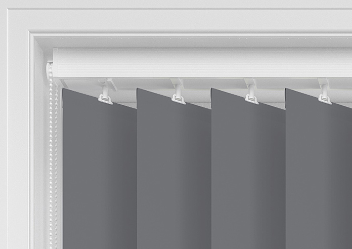 Palermo (Blackout), Dark Grey - Vertical Blind - Image 11